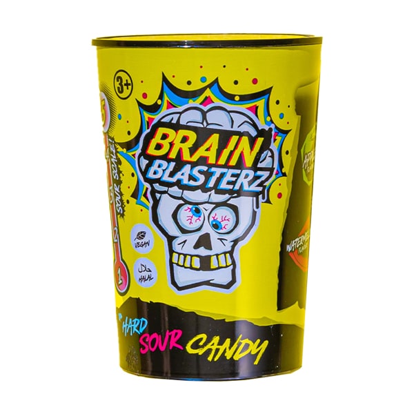 Brain Blasterz Sour Candy Container (Confezione da 12 pezzi)