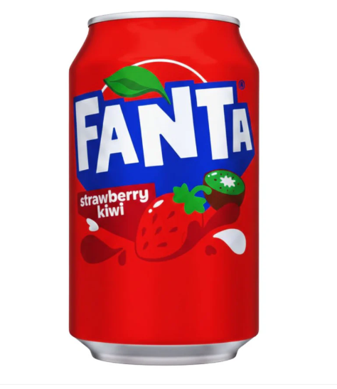 Fanta Strawberry & Kiwi (Confezione da 24 pezzi)
