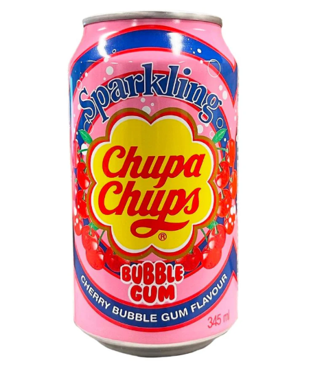 Chupa Chups Cherry Bubble Gum (Confezione da 24 pezzi)