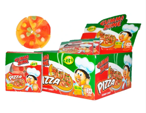 Gummi Zone Pizza XXL (Confezione da 24 pezzi)