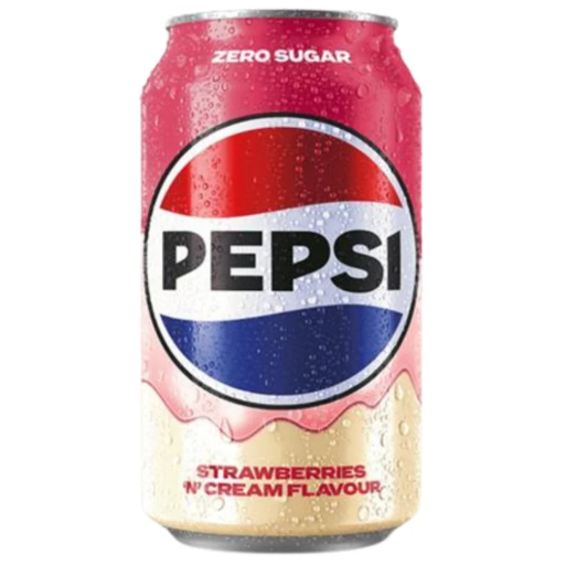 Pepsi Strawberry & Crem (Confezione da 24 pezzi)